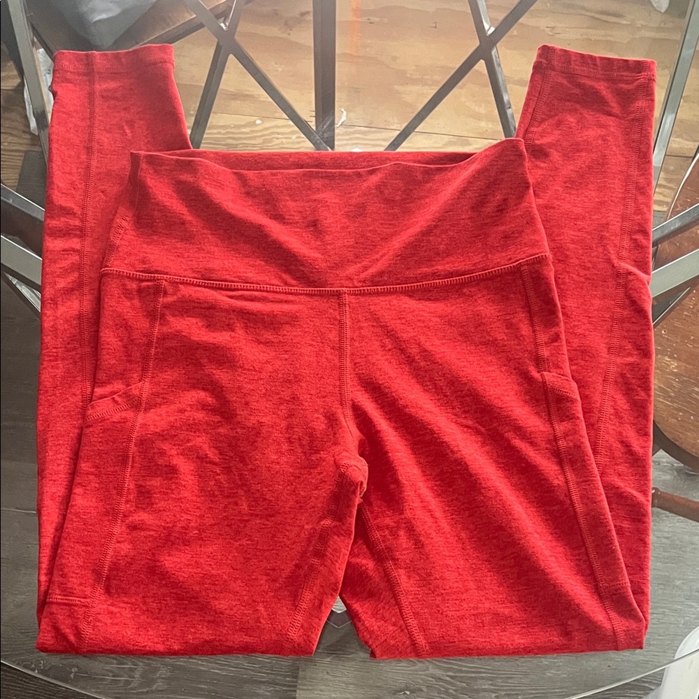 Aerie Offline Red Leggings